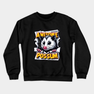 Joyful Opossum Crewneck Sweatshirt